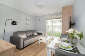 Jasny & Elegancki Apartament typu Studio z Tarasem by Noclegi Renters
